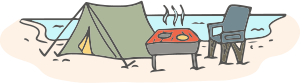 beach camping bbq area kehi